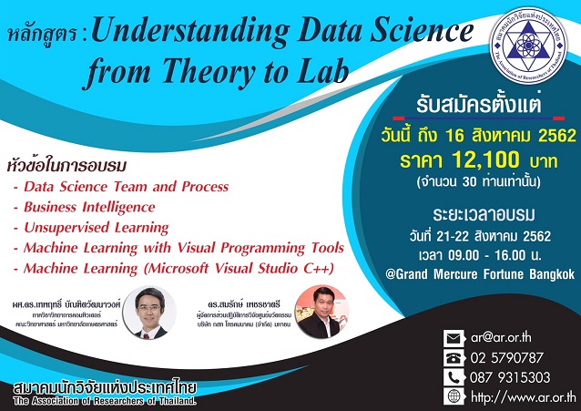 Understanding Data Science: From Theory to Lab